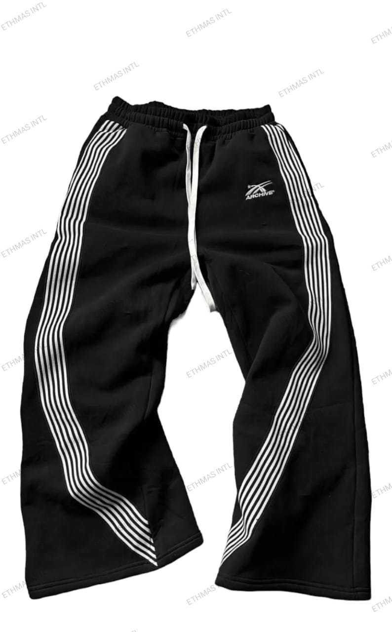 Customized Cotton Fleece Wide Bottom Pants - view 11