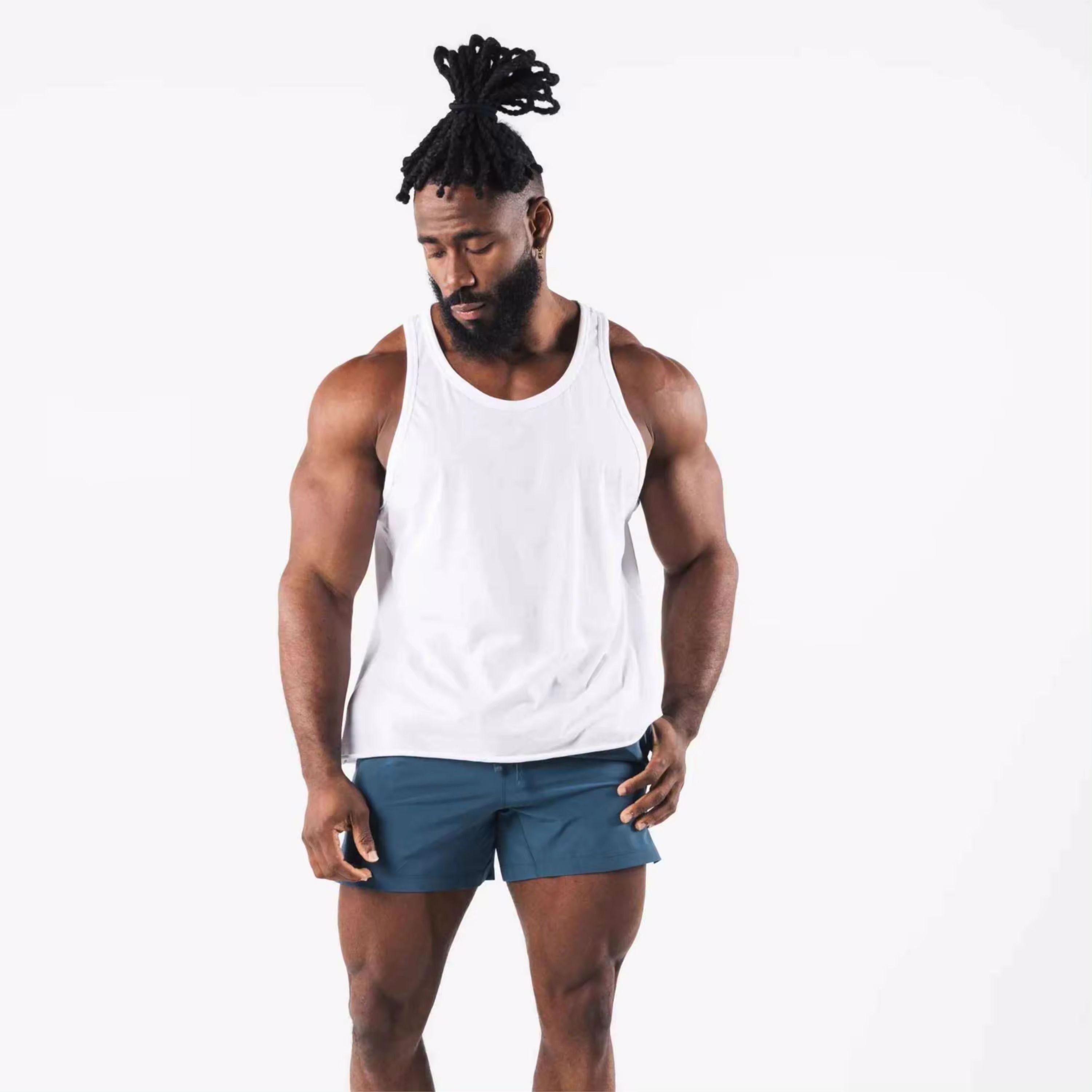 Mens Shorts Football Fit Gym Training Sports Running Shorts