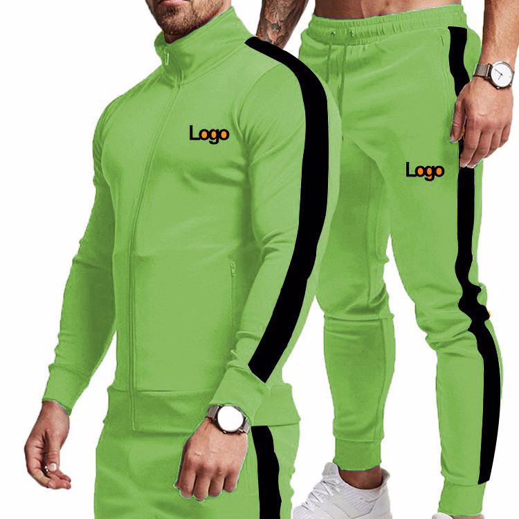 Custom Logo Men Stylish Sportswear 2 Piece Hoodie Tracksuits