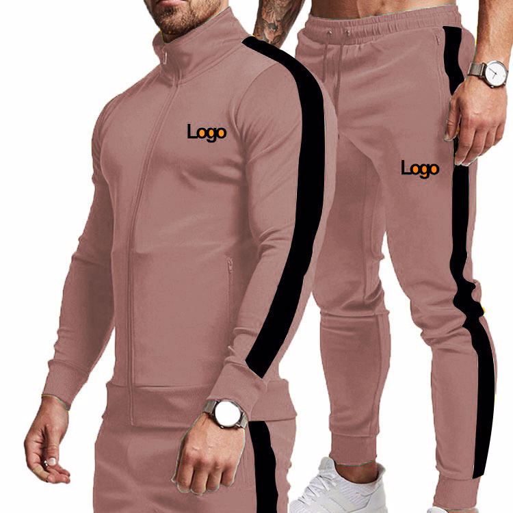 Custom Logo Men Stylish Sportswear 2 Piece Hoodie Tracksuits - view 3