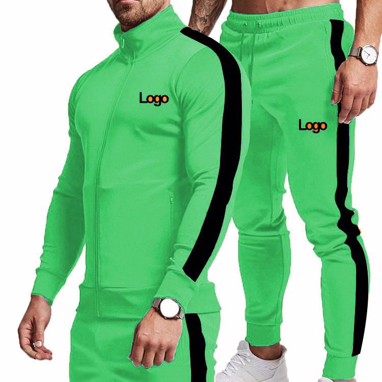 Custom Logo Men Stylish Sportswear 2 Piece Hoodie Tracksuits - view 4