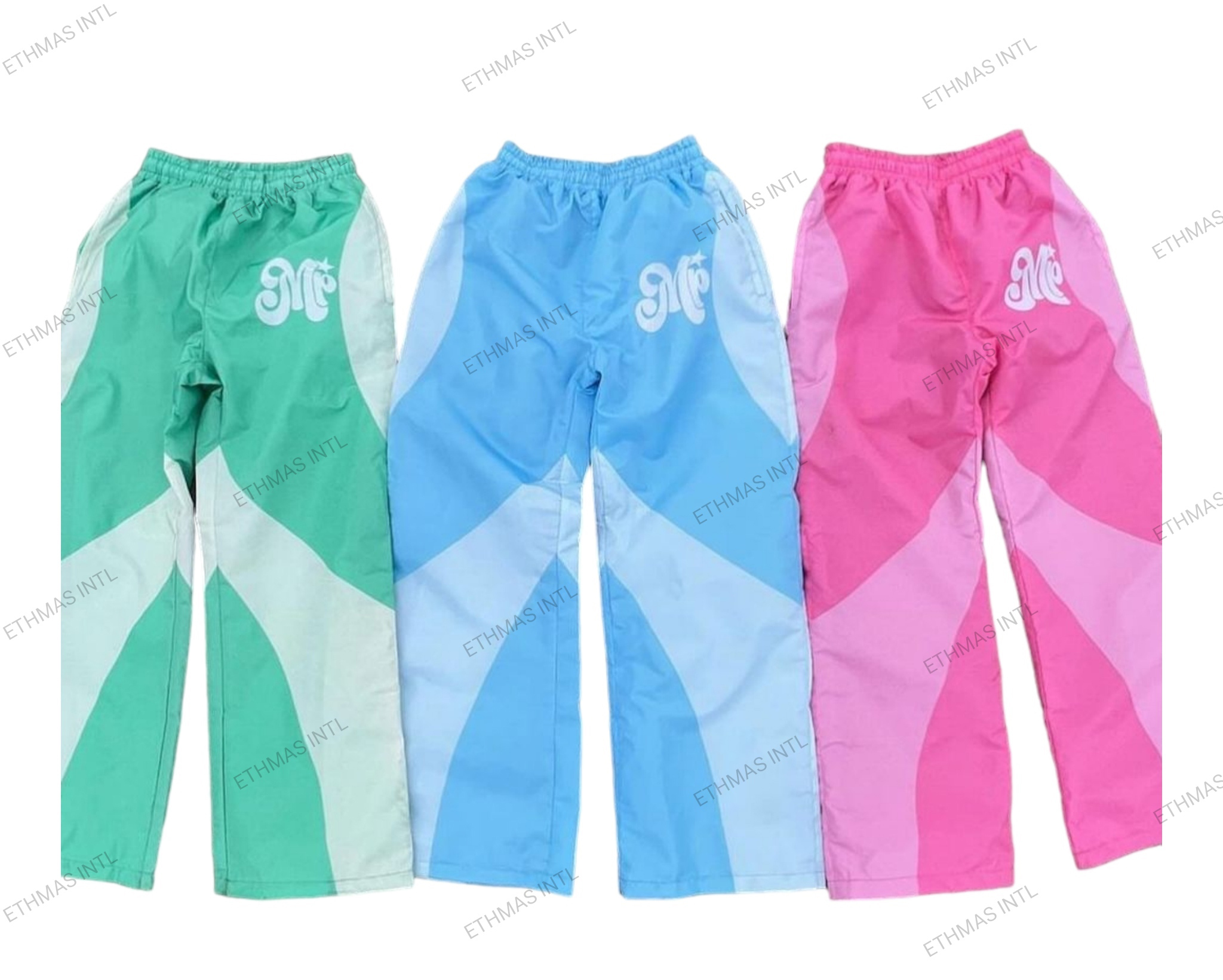 Customized 100% Polyester Windbreaker Wide Pants - view 11