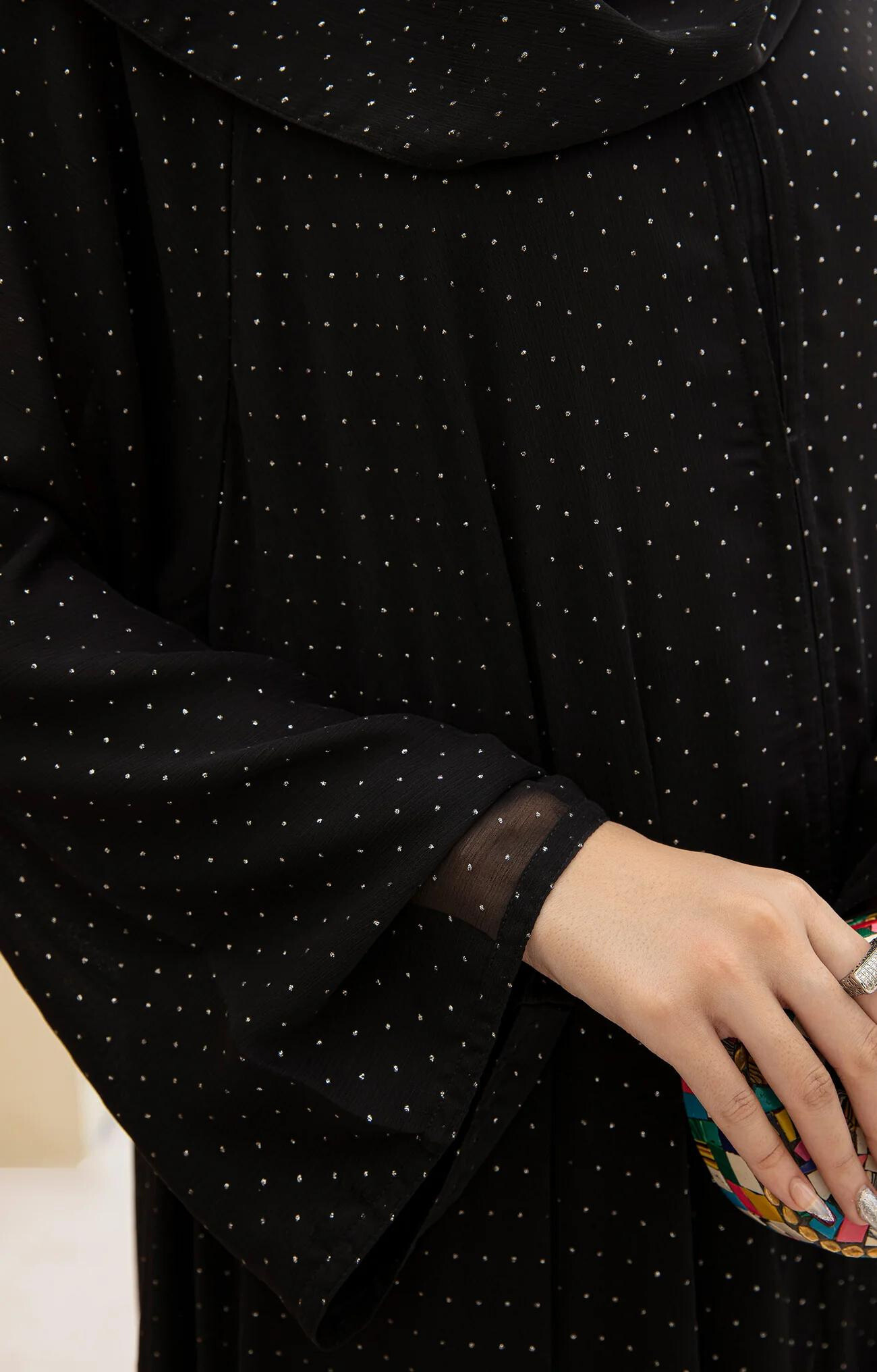 Lian Black Modest Wear Fashionable Abaya Quality Piece Variety Colours And Customisations Branding - view 11