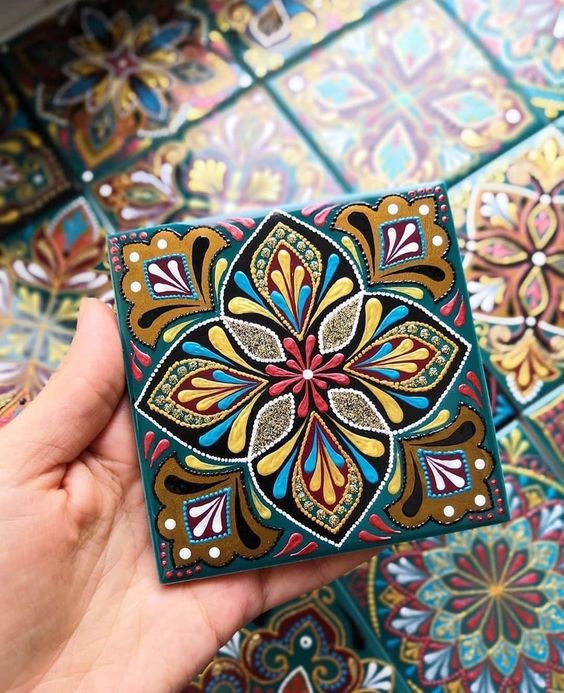 Hand Painted Tile  - view 5