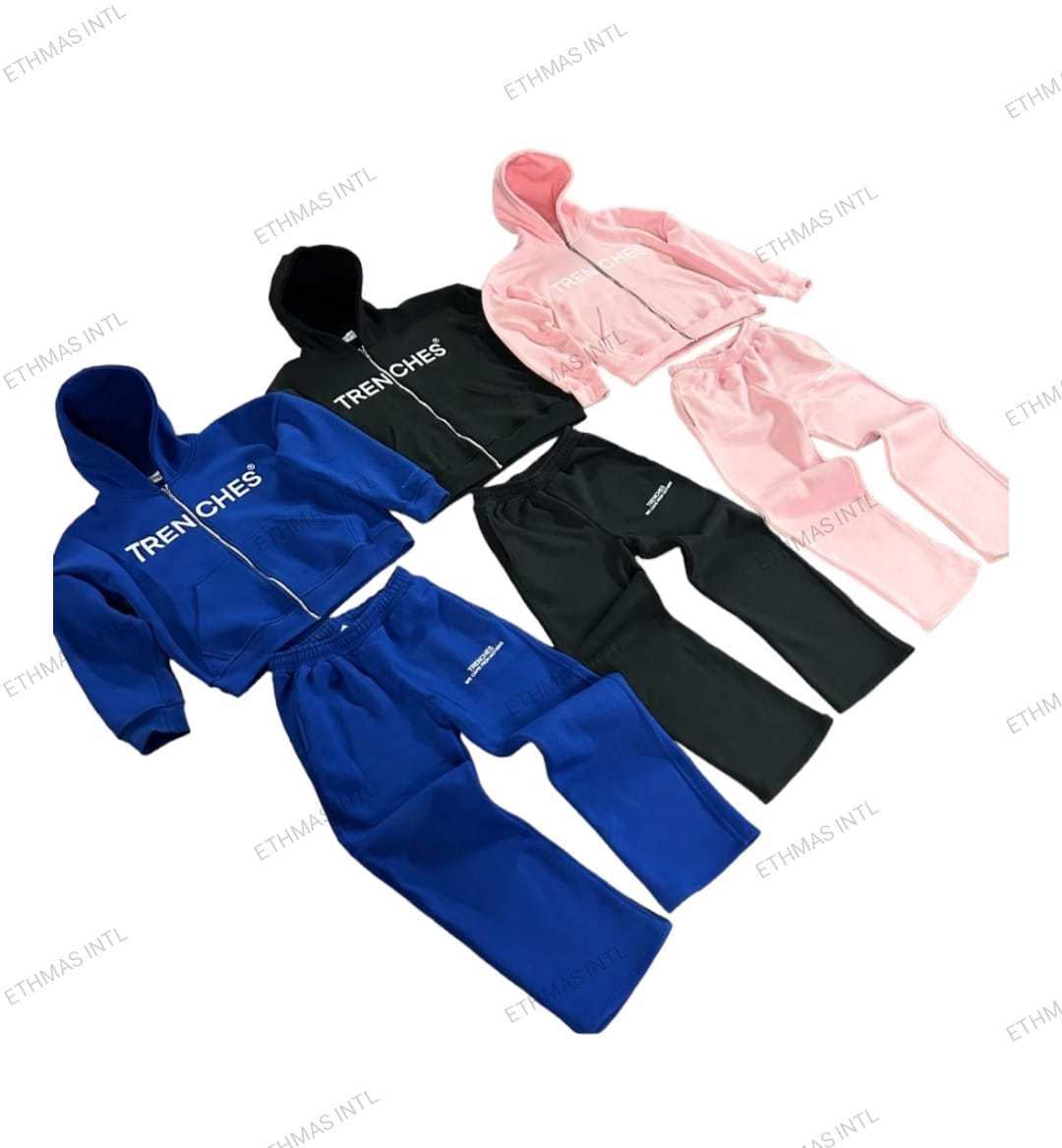 Customized Cotton Embroidery Tracksuits