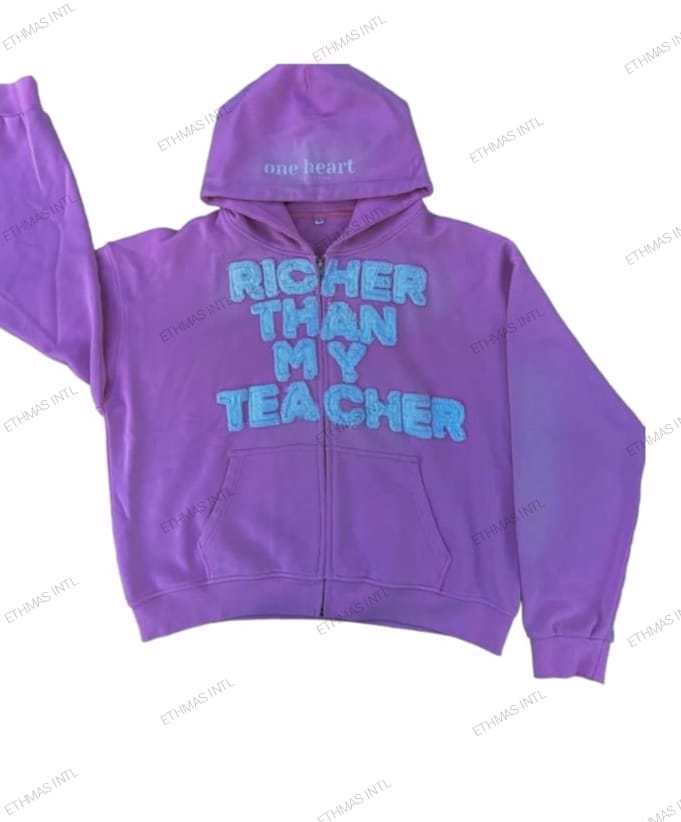 Customized Distressed Embroidery & Screen Print Unisex Hoodies - view 3