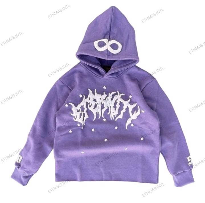 Customized Crop hoodie & Flare Pant with Puff Print - view 2