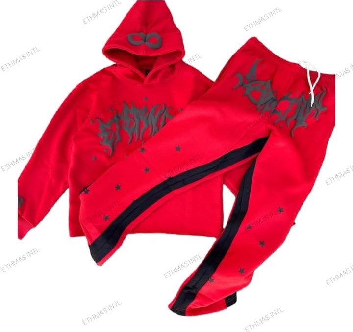 Customized Crop hoodie & Flare Pant with Puff Print - view 12