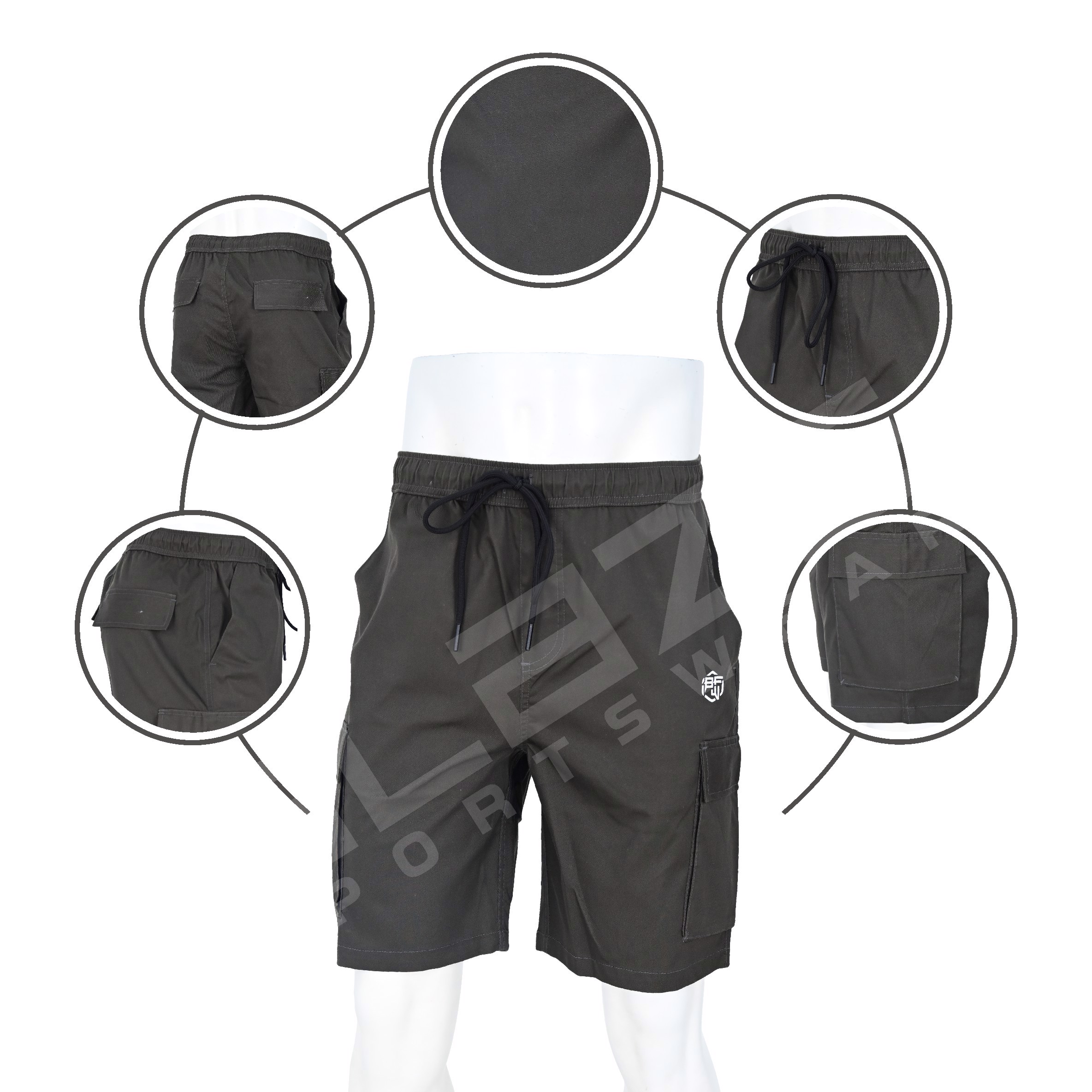 Build your ideal cargo shorts: customizable pockets, sturdy fabric, for personalized outdoor style. - view 12