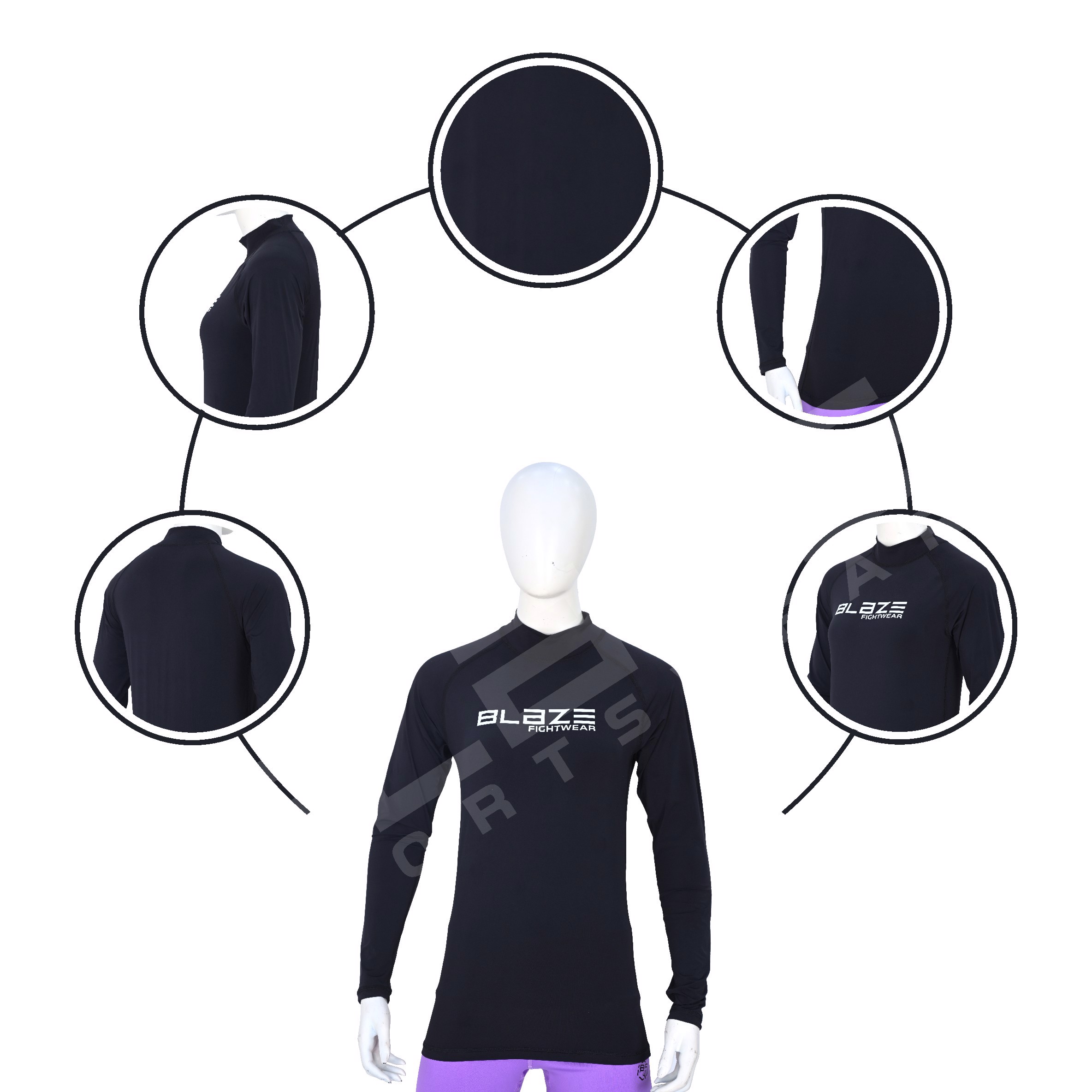Create your own women's rashguard: customizable design, quick-drying fabric, for active lifestyles - view 17