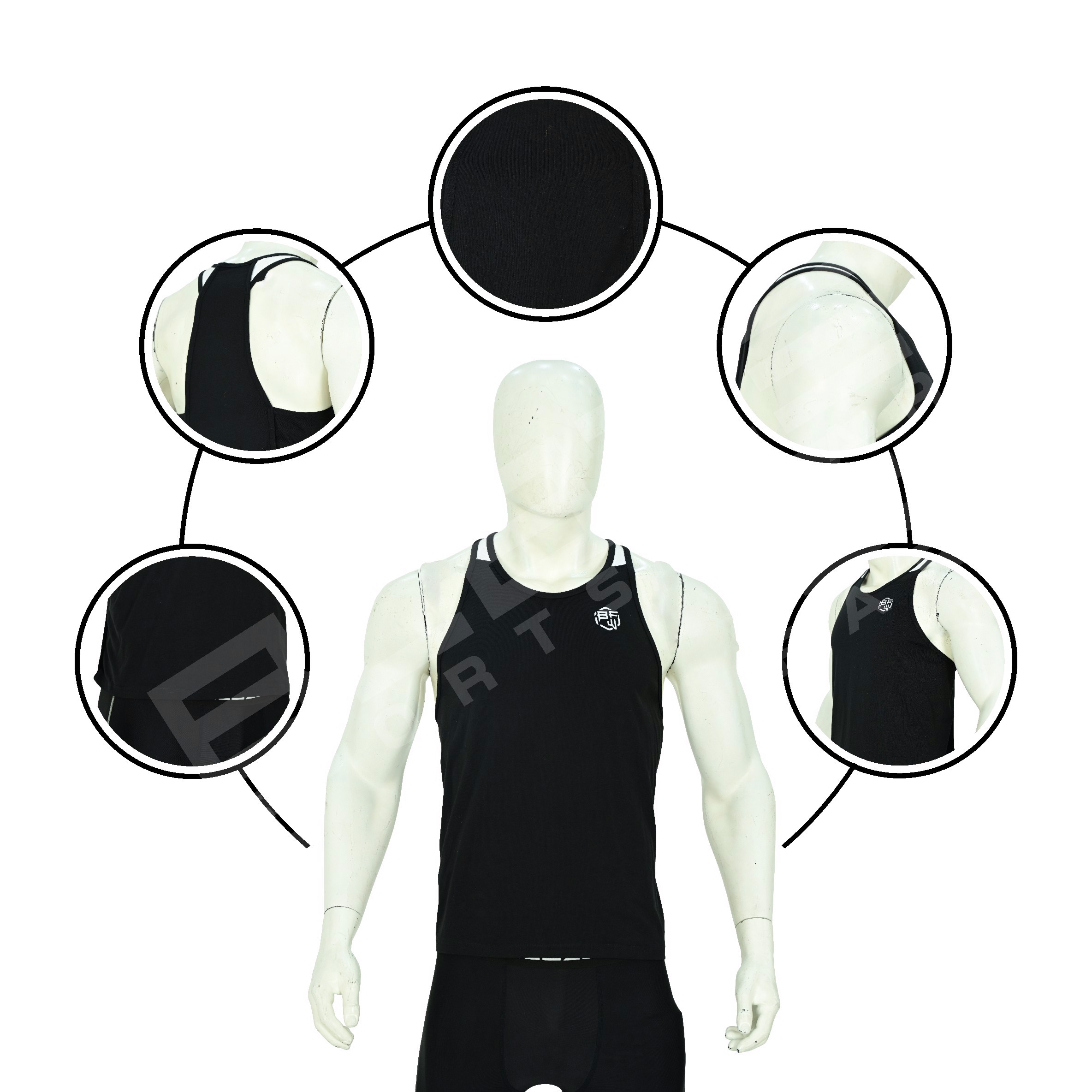 Craft your own tank top: soft, breathable fabric, customizable design for ultimate comfort. - view 13