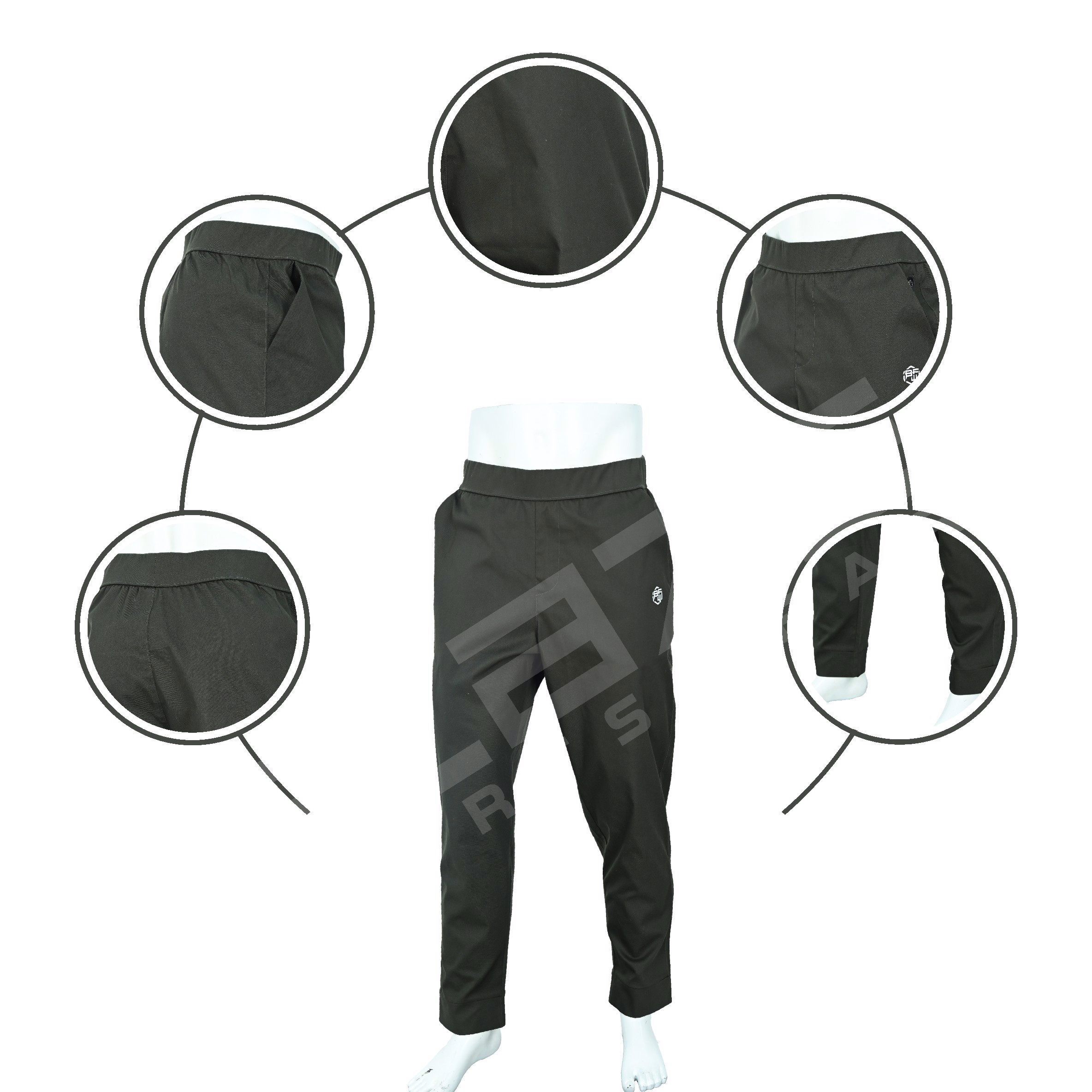 Personalize jogger pants: breathable, soft fabric, adjustable waistband, tapered fit for any wear - view 9