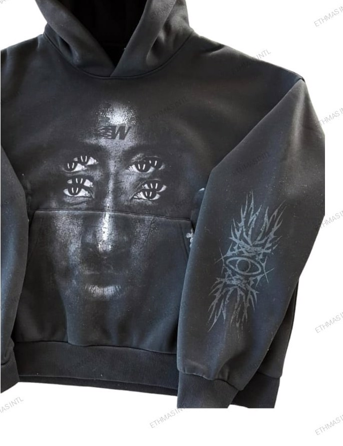 Customized Cotton Fleece Oversize Drop Shoulder DTF Print Hoodie - view 6