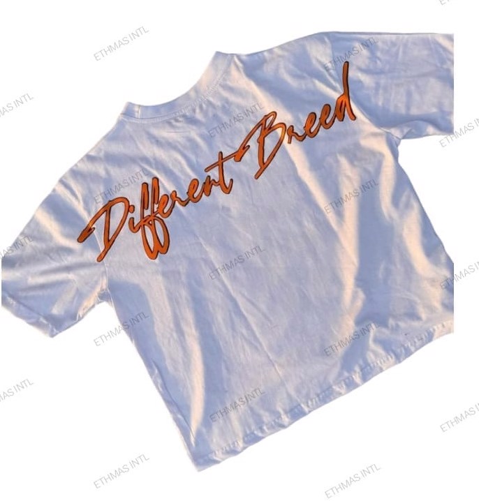 Customized French Terry Fabric DTG Print Oversize Crop Tshirt Drop Shoulder Tshirt - view 9
