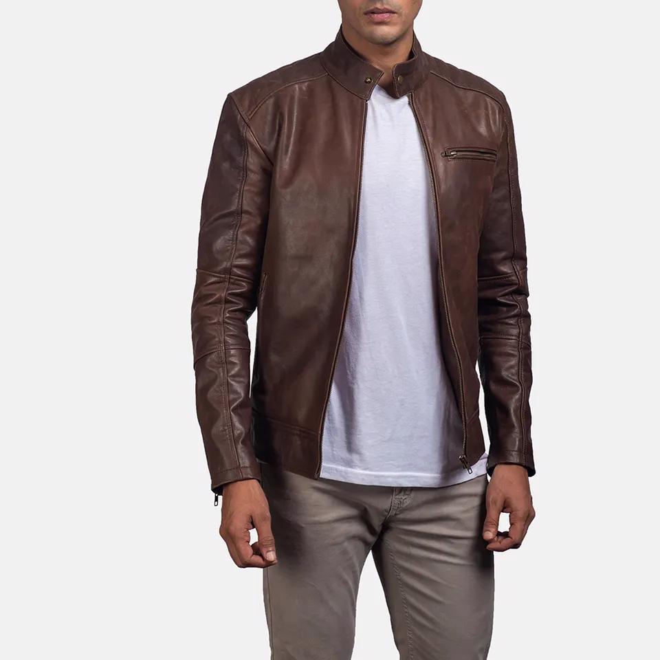Men Leather jacket - view 4