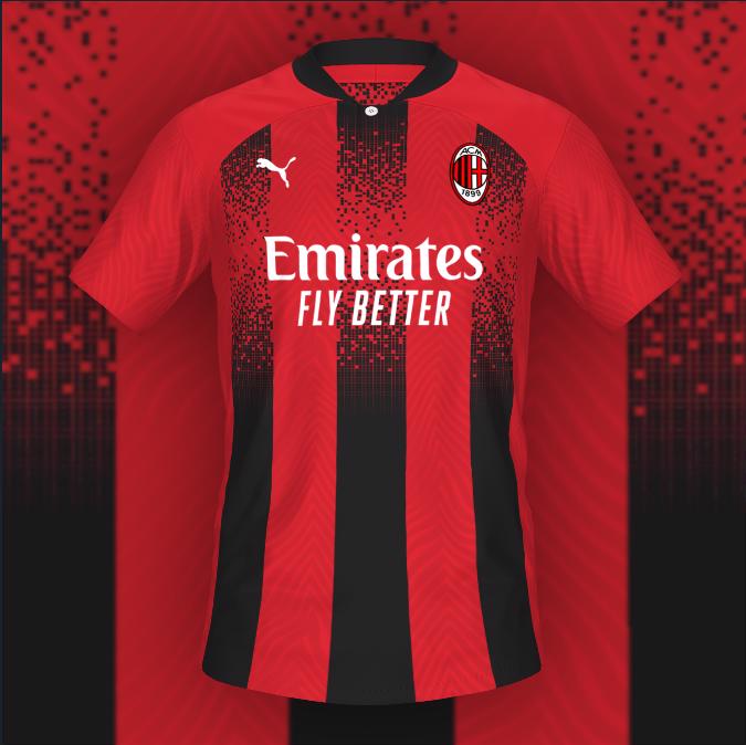 CUSTOM AC Milan Home N Away Shirt 