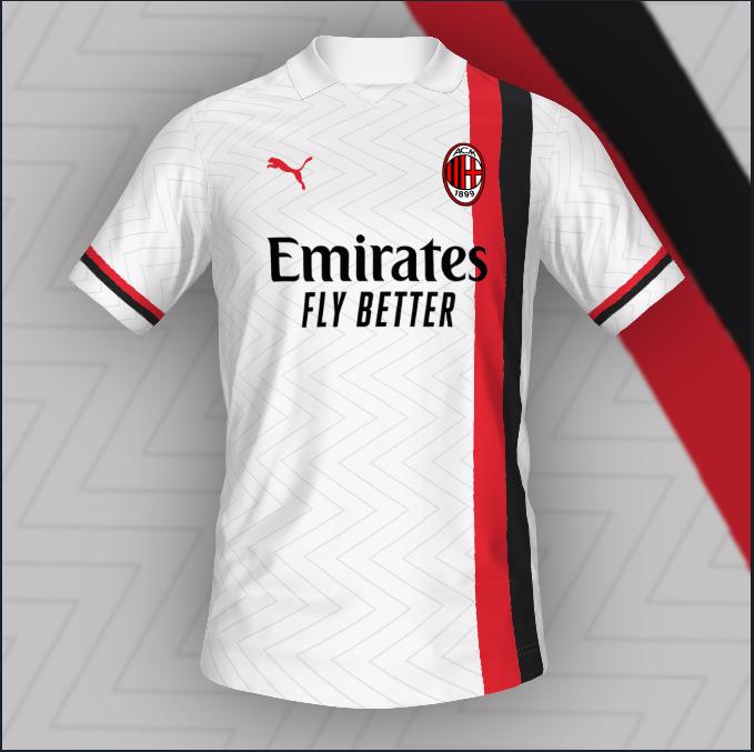 CUSTOM AC Milan Home N Away Shirt  - view 2