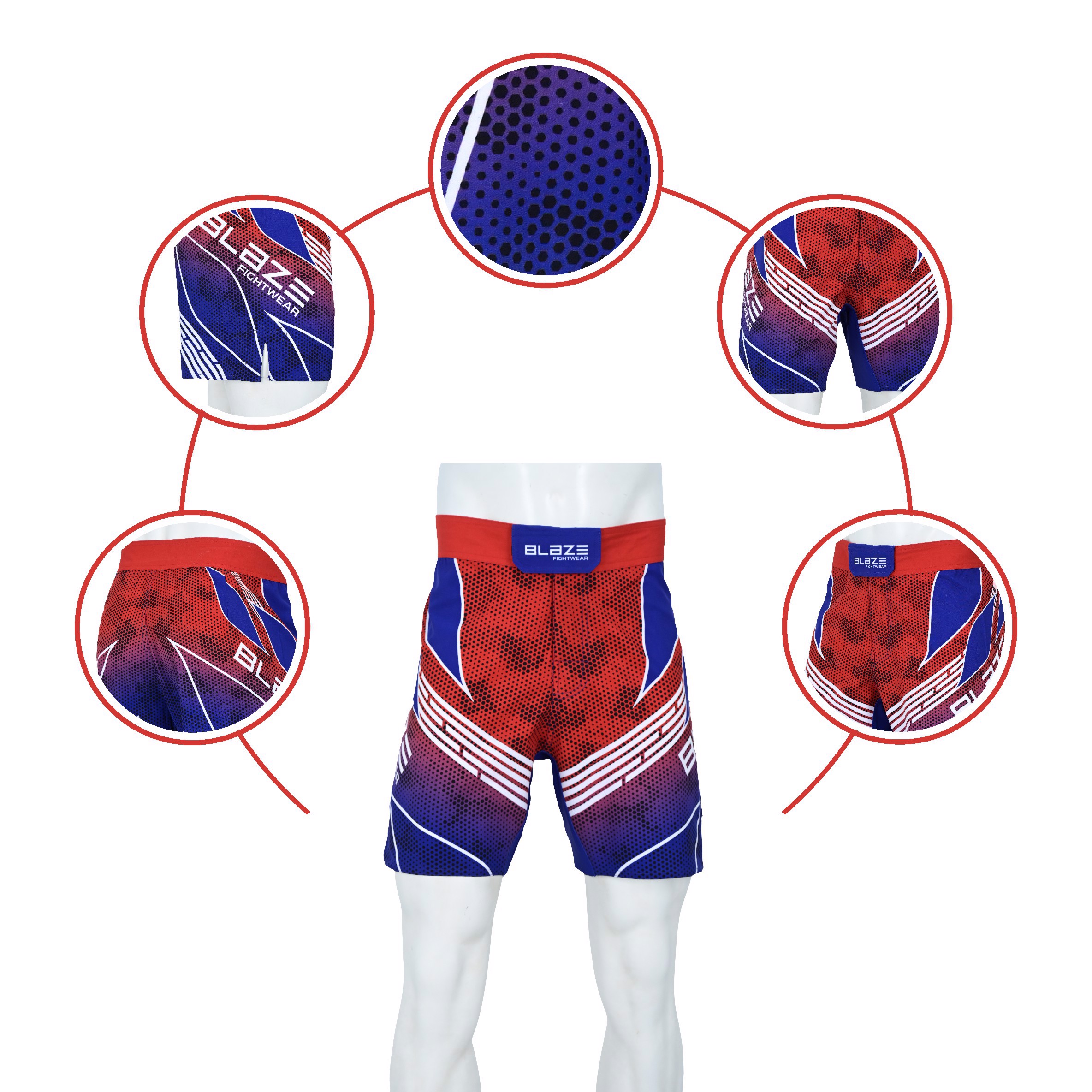 Custom MMA Shorts Durable and Lightweight BJJ Fight Wear Four Way Stretch No Gi Training Short - view 7