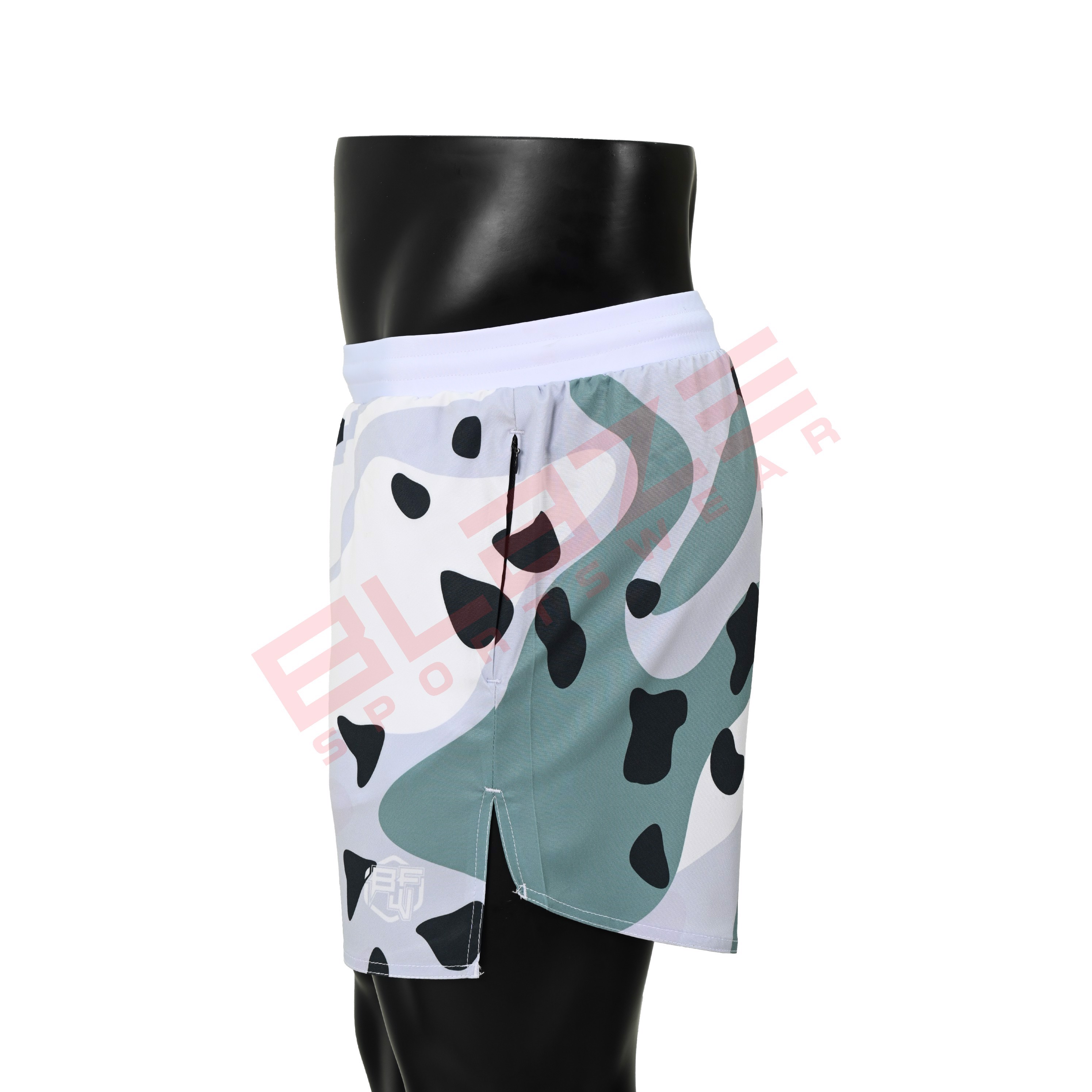 Lightweight Workout Shorts regular fit Gym Shorts for Men with Zipper Pockets sublimation printed - view 16