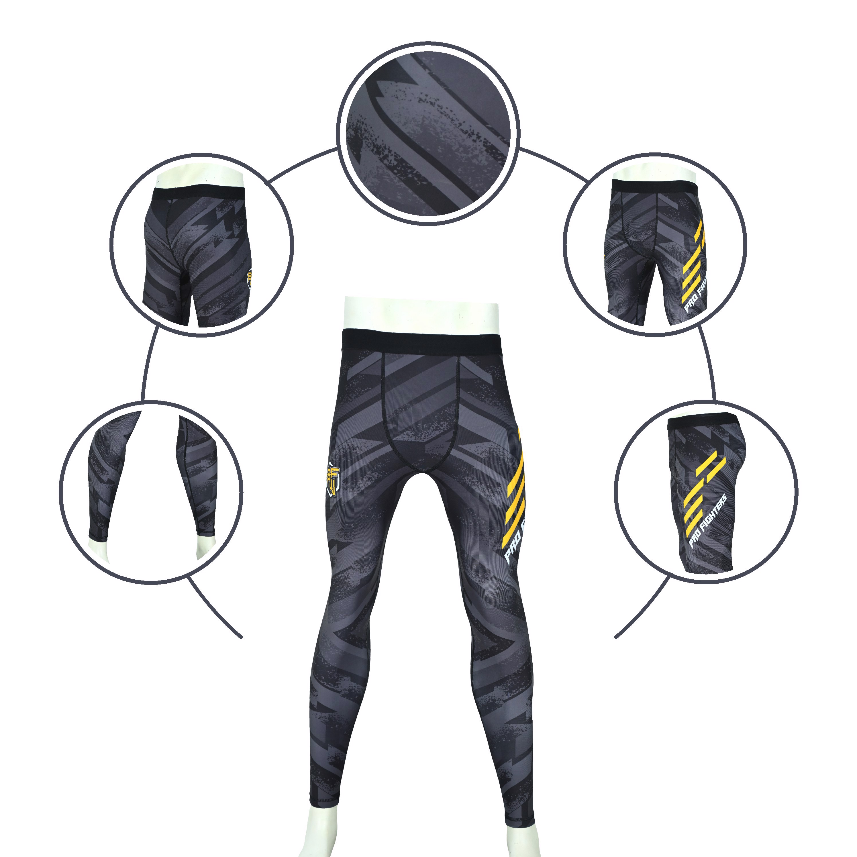 custom-designed ,men leggings, lightweight, breathable men's running tights  perfect for athletes - view 8