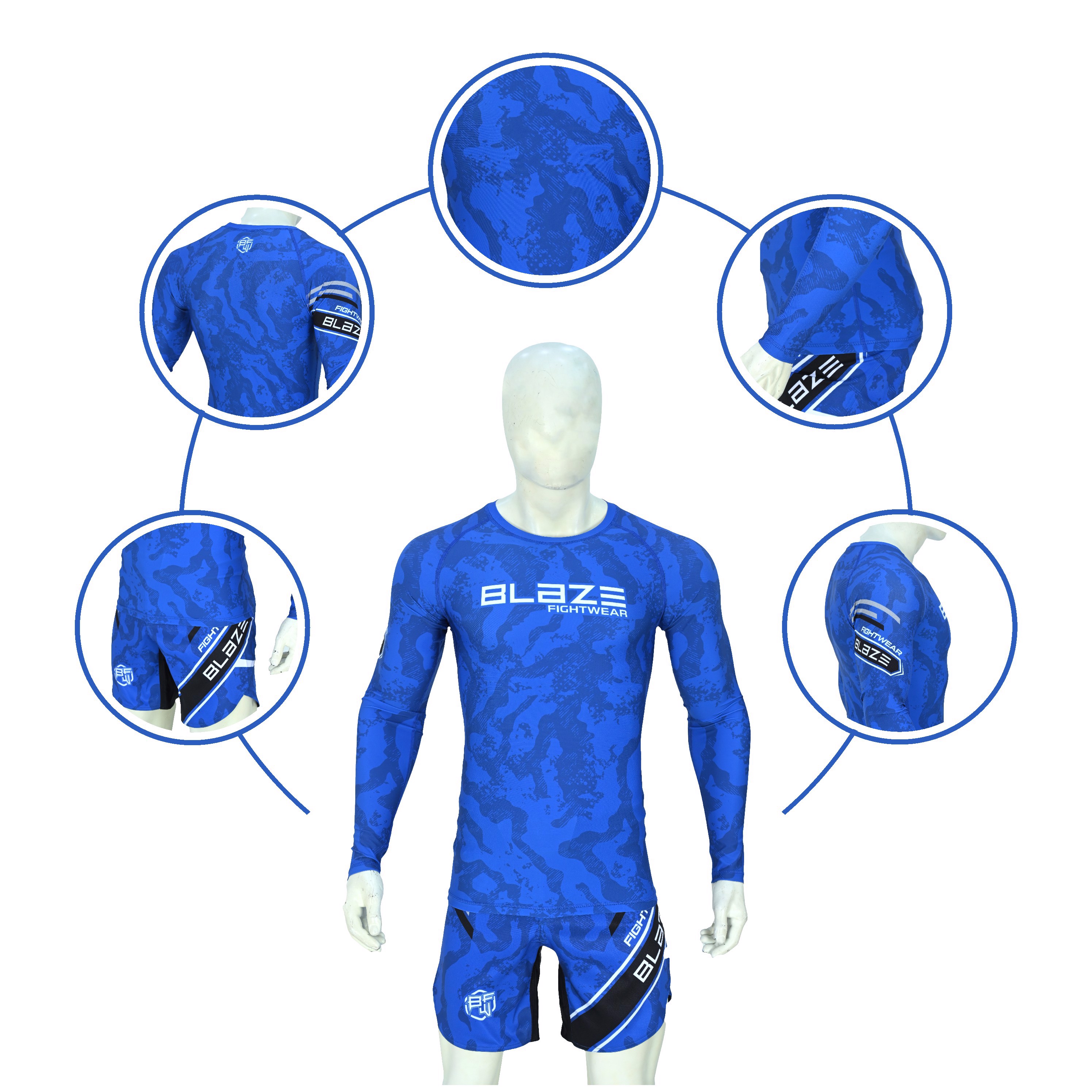 custom MMA uniforms Durable, lightweight, four-way stretch No-Gi fight wear for training - view 6