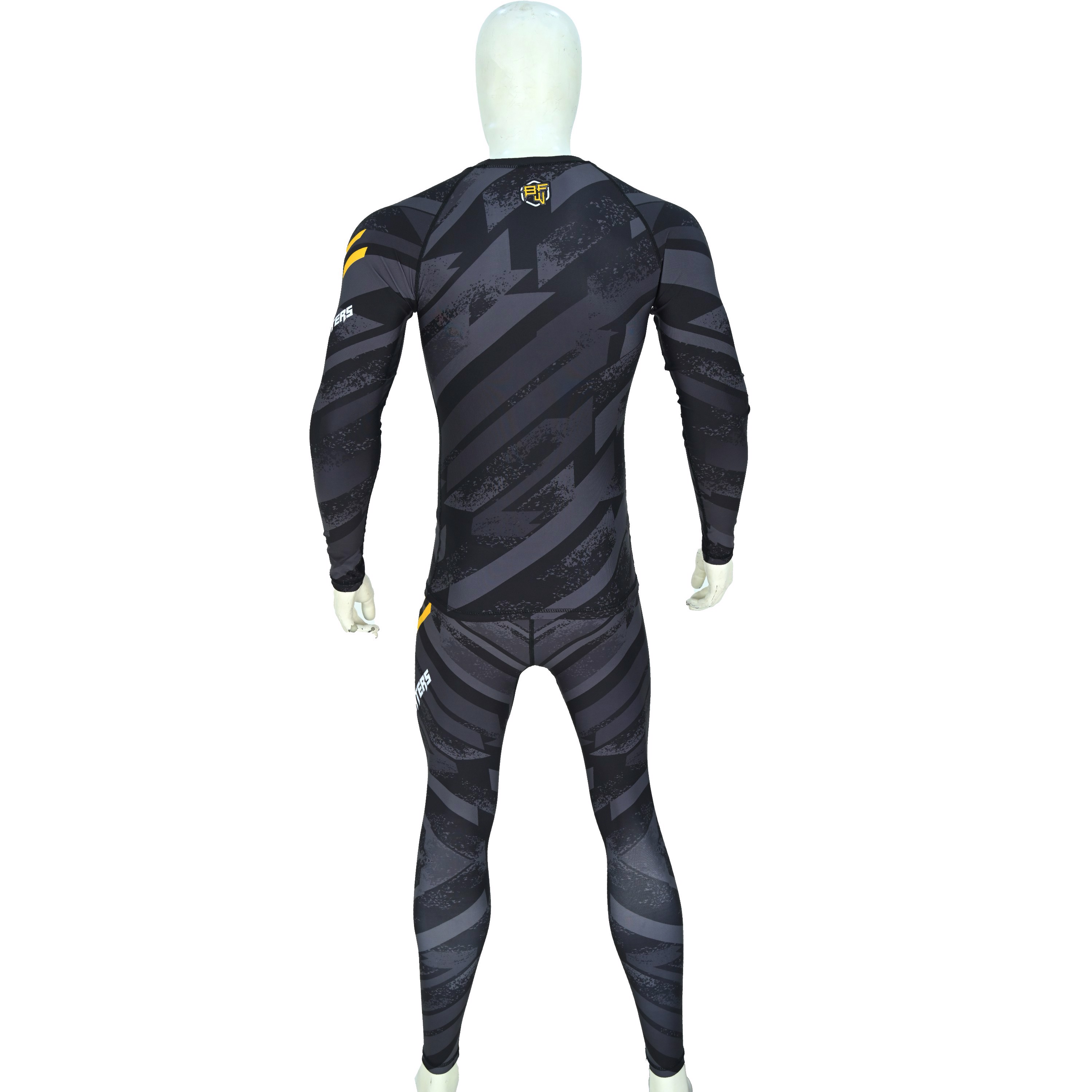  Custom High Quality Design Sublimation Printed Long Sleeve Rash guard Spandex Polyester Men BJJ  - view 7