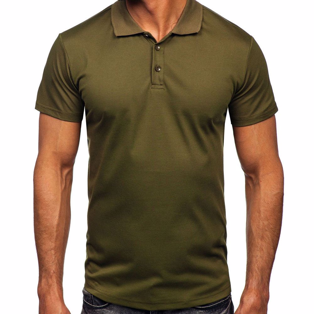 oem best Hot Sale Summer Collection Men Polo Shirt Custom Logo polo shirt  - view 5