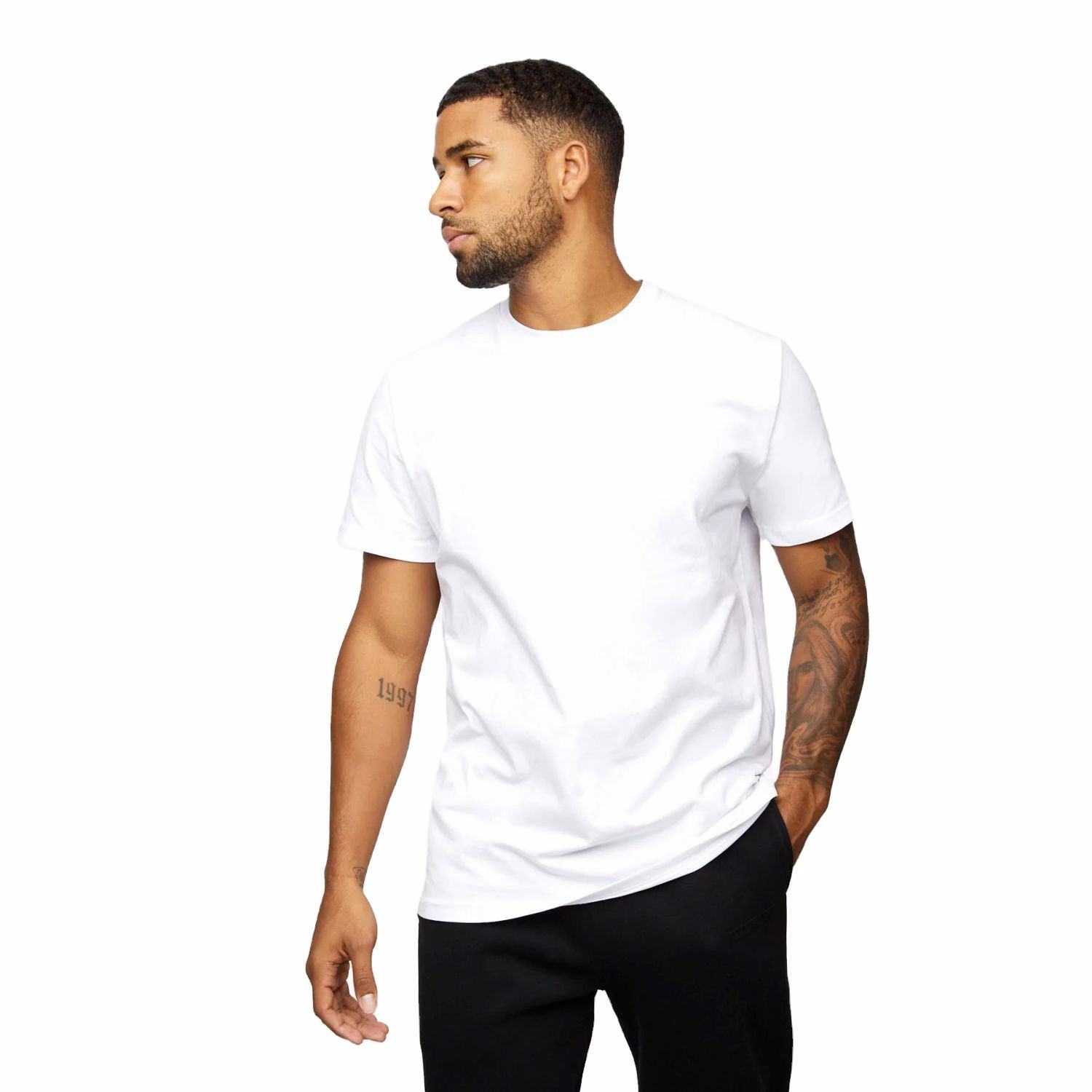    T Shirts Bamboo cotton Heavy Weight Hiphop Short Sleeve - view 3