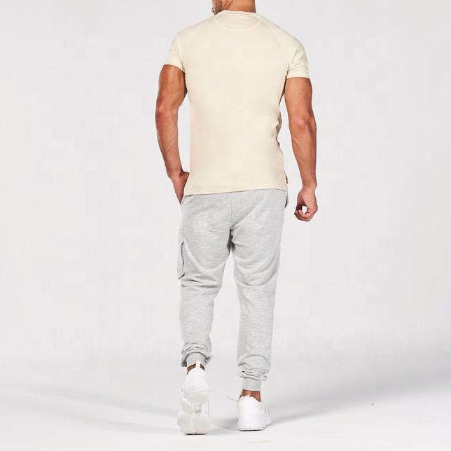 Most Fashionable Men Black 100% Cotton Basic Blank Casual O Neck T Shirt  - view 4