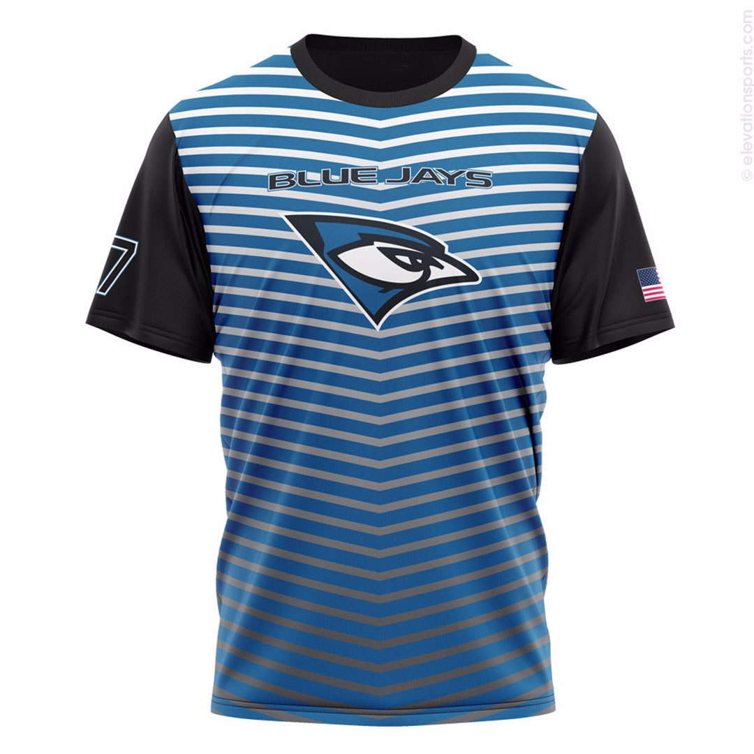 Custom sports sublimation t shirt for sports club with customize design and sublimation printing