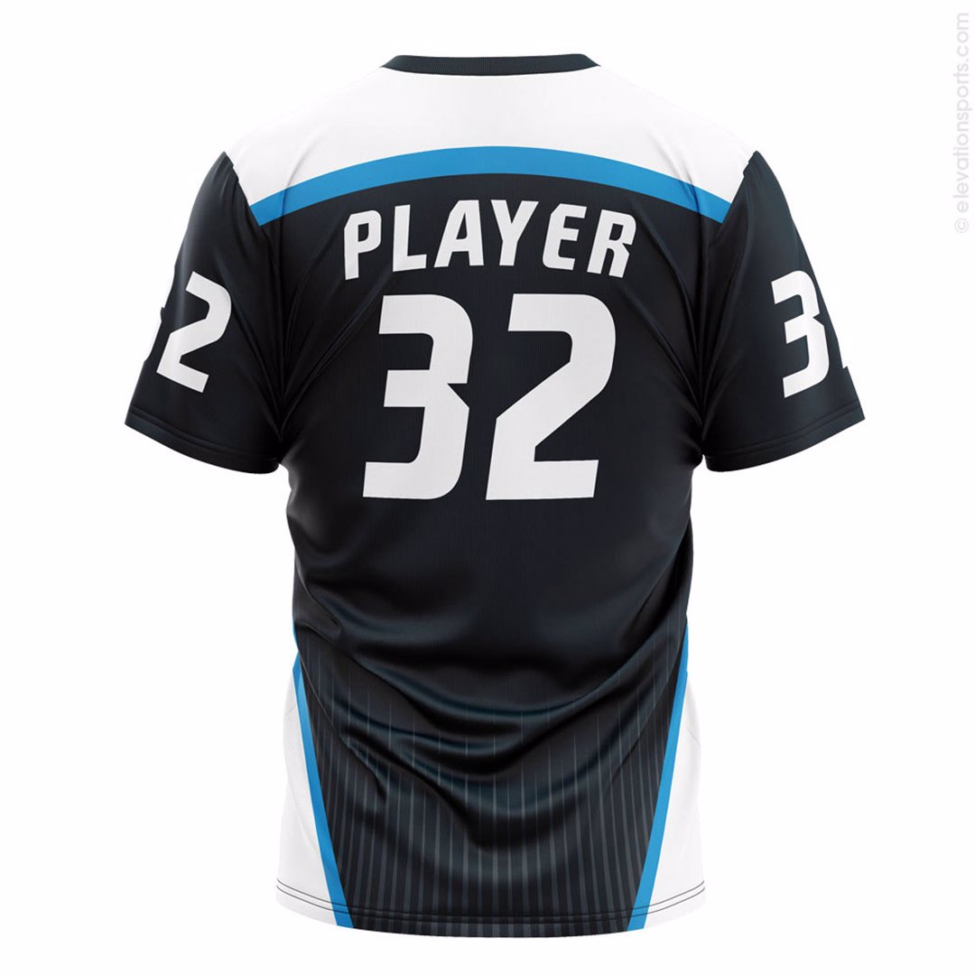 Custom sports sublimation t shirt for sports club with customize design and sublimation printing - view 2