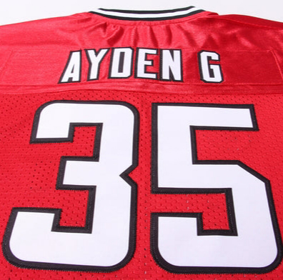 American Football Style sublimation & Embroidery t shirt for sports club with customize design - view 3