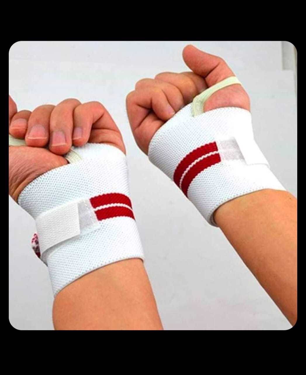 Wholesale Weight lifting Wrist Wraps Made by STRONG Elasticated Material with customized logo - view 2