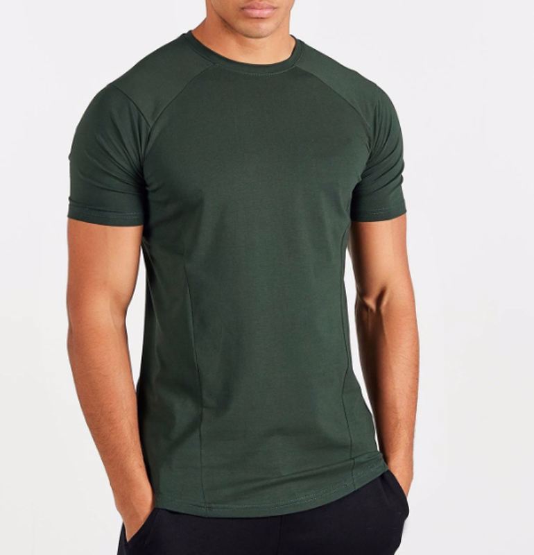 Cotton Fabric Wholesale Round Neck T Shirt Workout designed T shirt