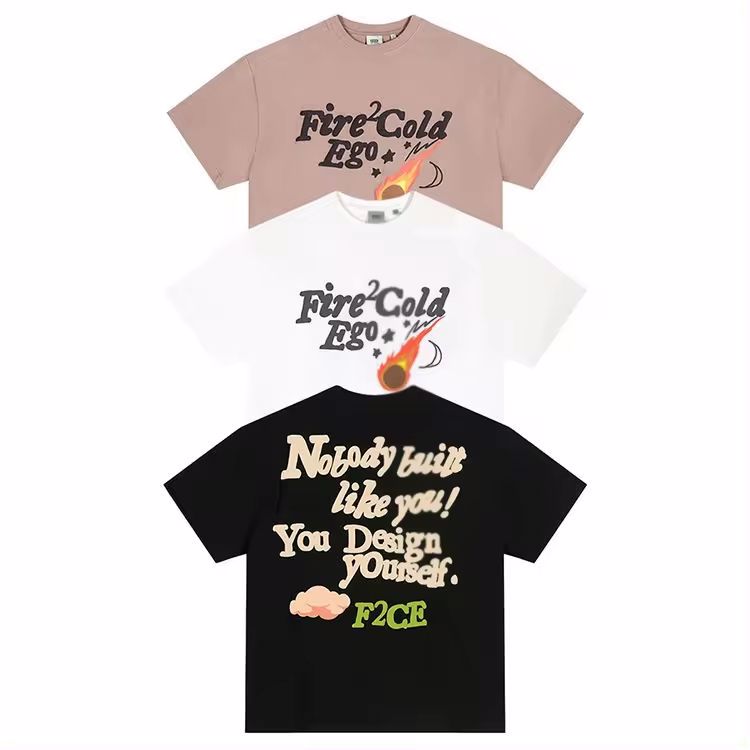100% Cotton Oem Tshirt Custom 3D Foam Puff Printing Unisex Short sleeve - view 3