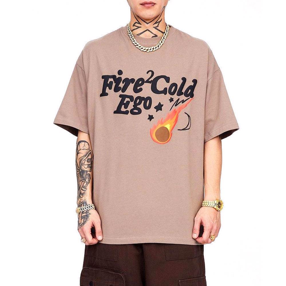 T-Shirt Custom 3D Puff Foam Printing T Shirts Plain 100% Cotton