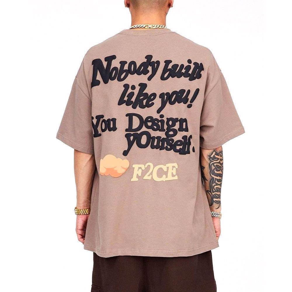 T-Shirt Custom 3D Puff Foam Printing T Shirts Plain 100% Cotton - view 3