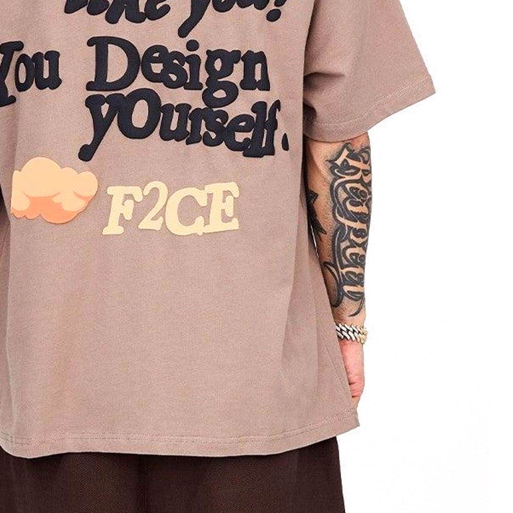 T-Shirt Custom 3D Puff Foam Printing T Shirts Plain 100% Cotton - view 5