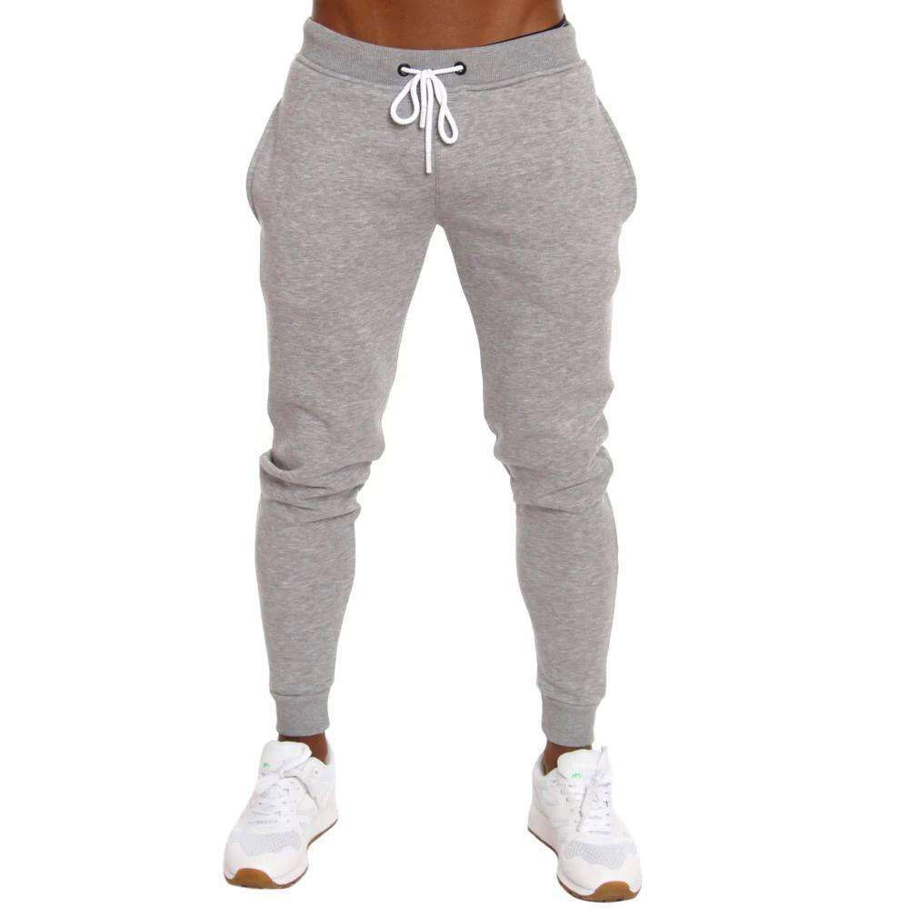 New Runner Pants Men Skinny Sweat Pants Male Running Workout Jogging pant