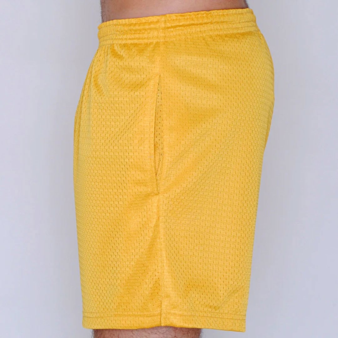Wholesale Custom Logo Classic Mens Polyester Mesh Basketball Shorts with Pockets Shorts for men - view 4