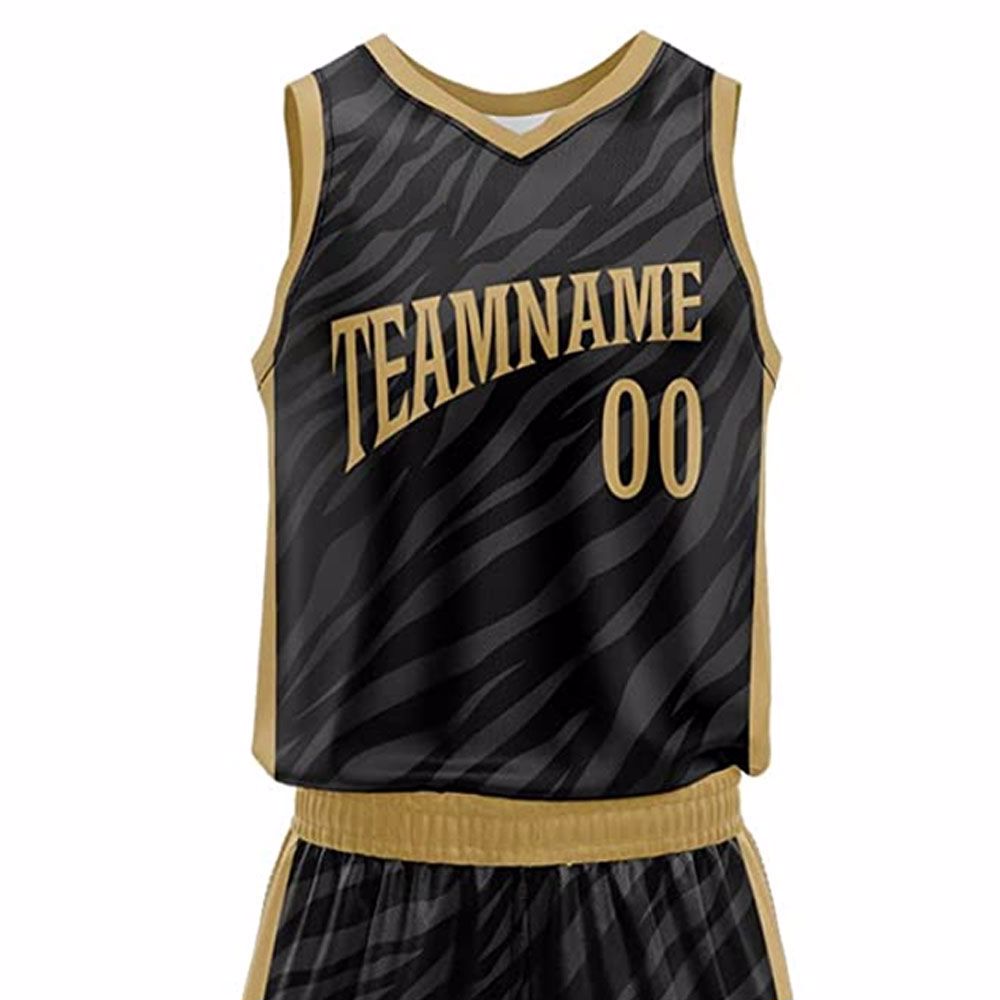    Top Quality Yellow Basketball Wear Men's Team Basketball Uniform - view 3