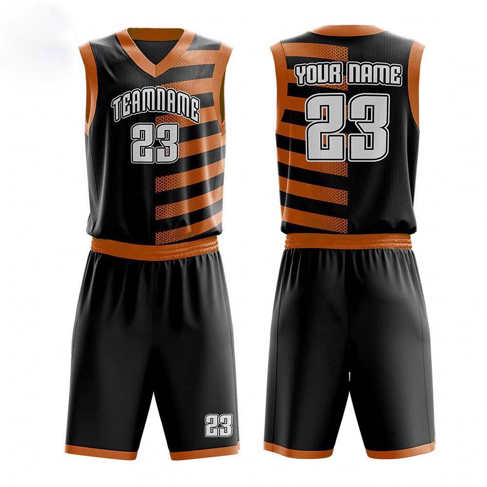 Plus Size Best Selling Men Fashion Basketball Uniform Set Top Quality - view 2