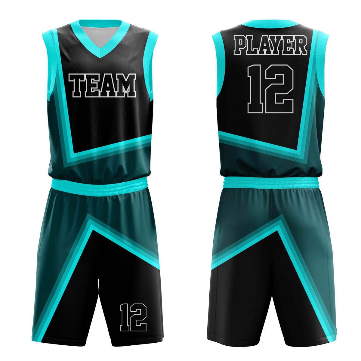 Plus Size Best Selling Men Fashion Basketball Uniform Set Top Quality - view 6