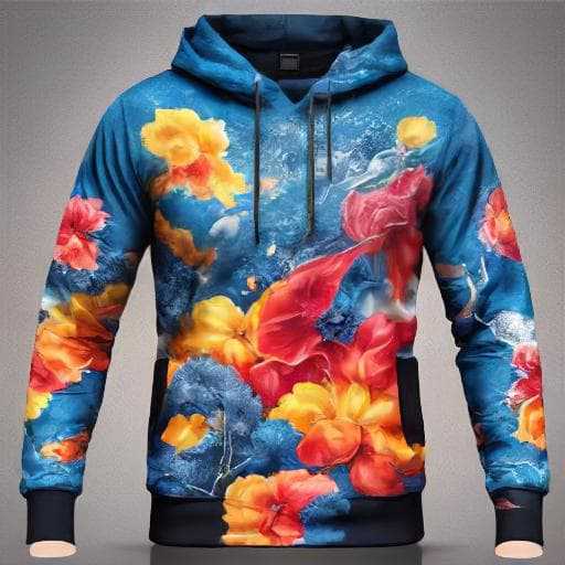 Hoodie Polister Fleece Sublimation Premium Quality - view 2