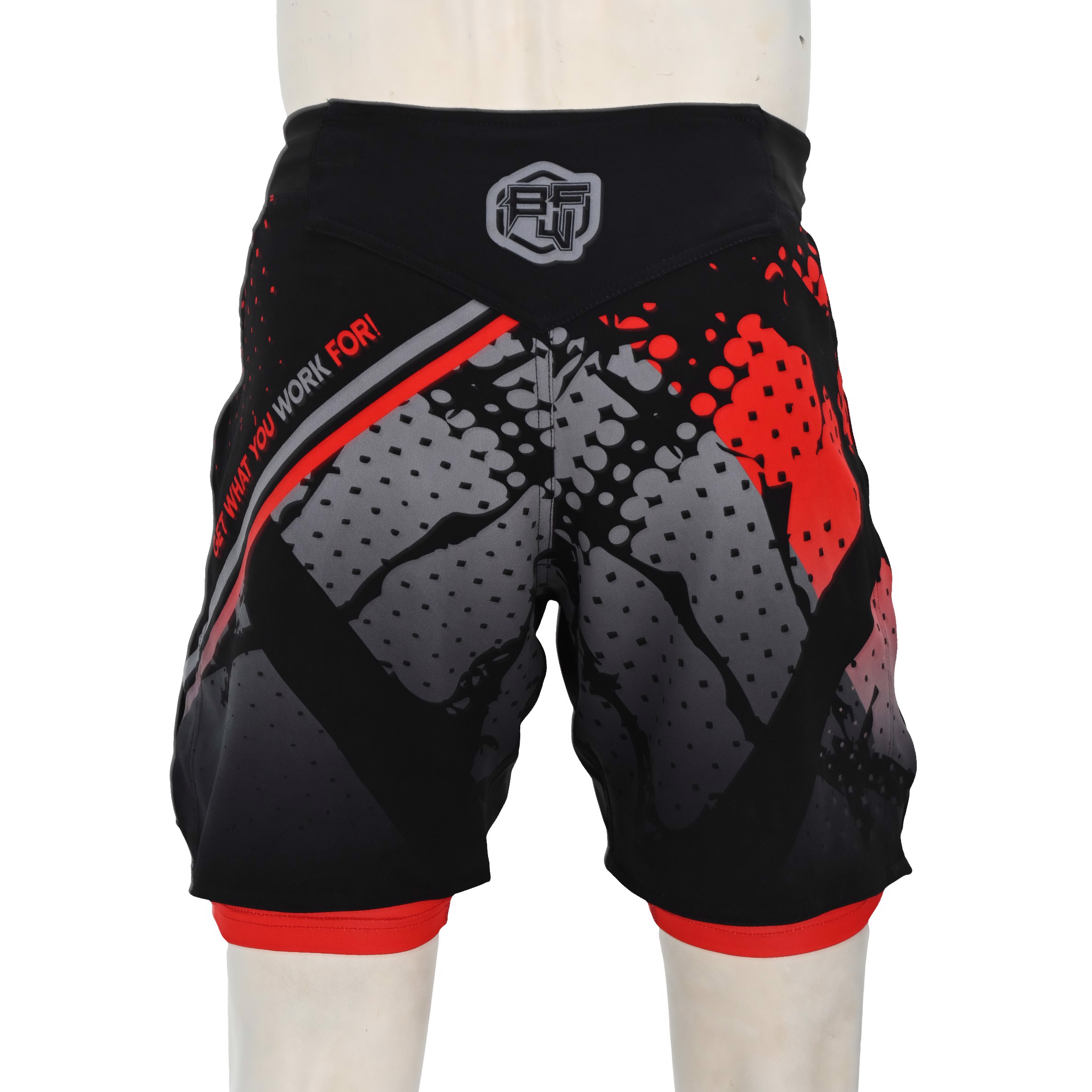 Customize MMA Shorts Durable and Lightweight BJJ Fight Wear Four Way Stretch No Gi Training Short - view 3