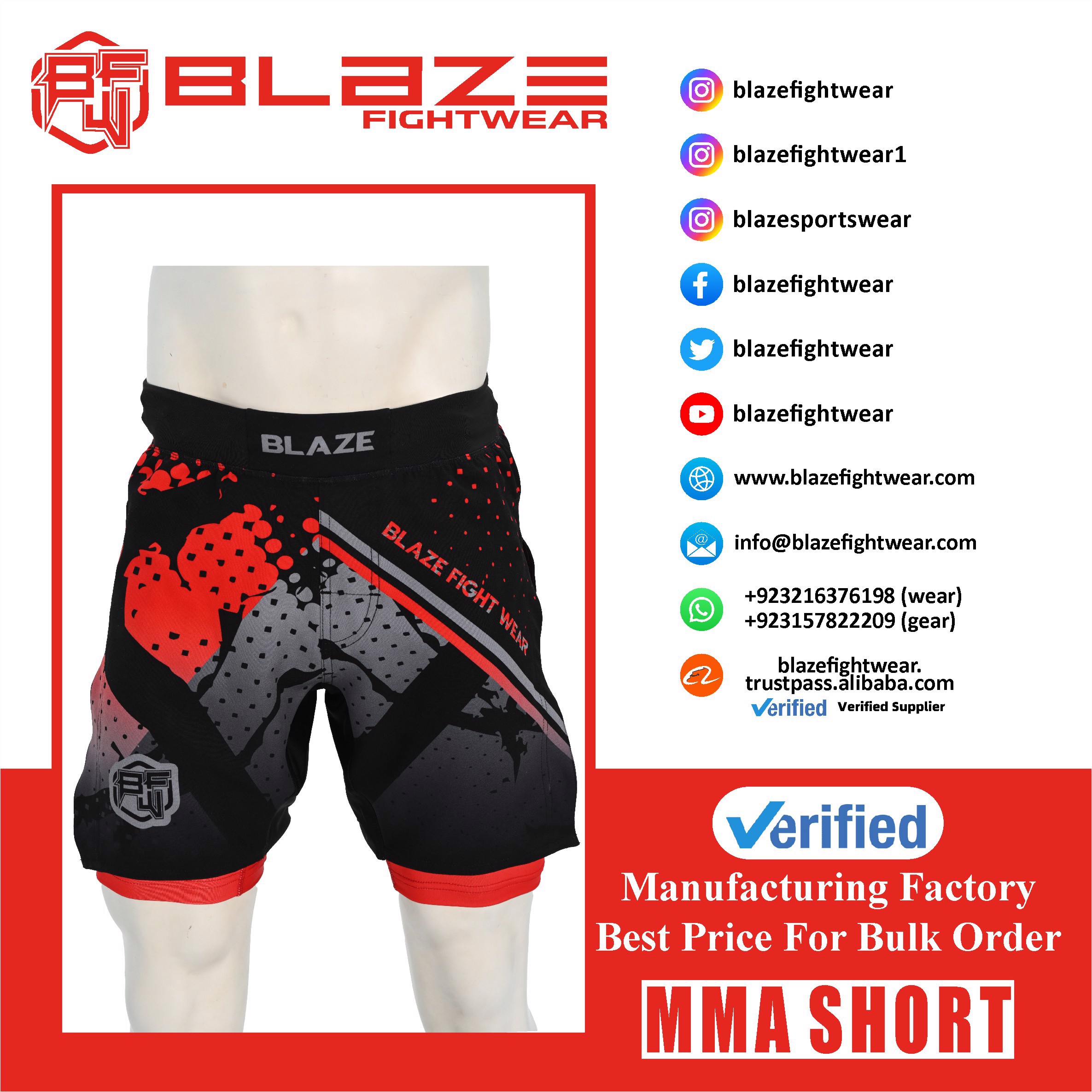 Customize MMA Shorts Durable and Lightweight BJJ Fight Wear Four Way Stretch No Gi Training Short - view 9