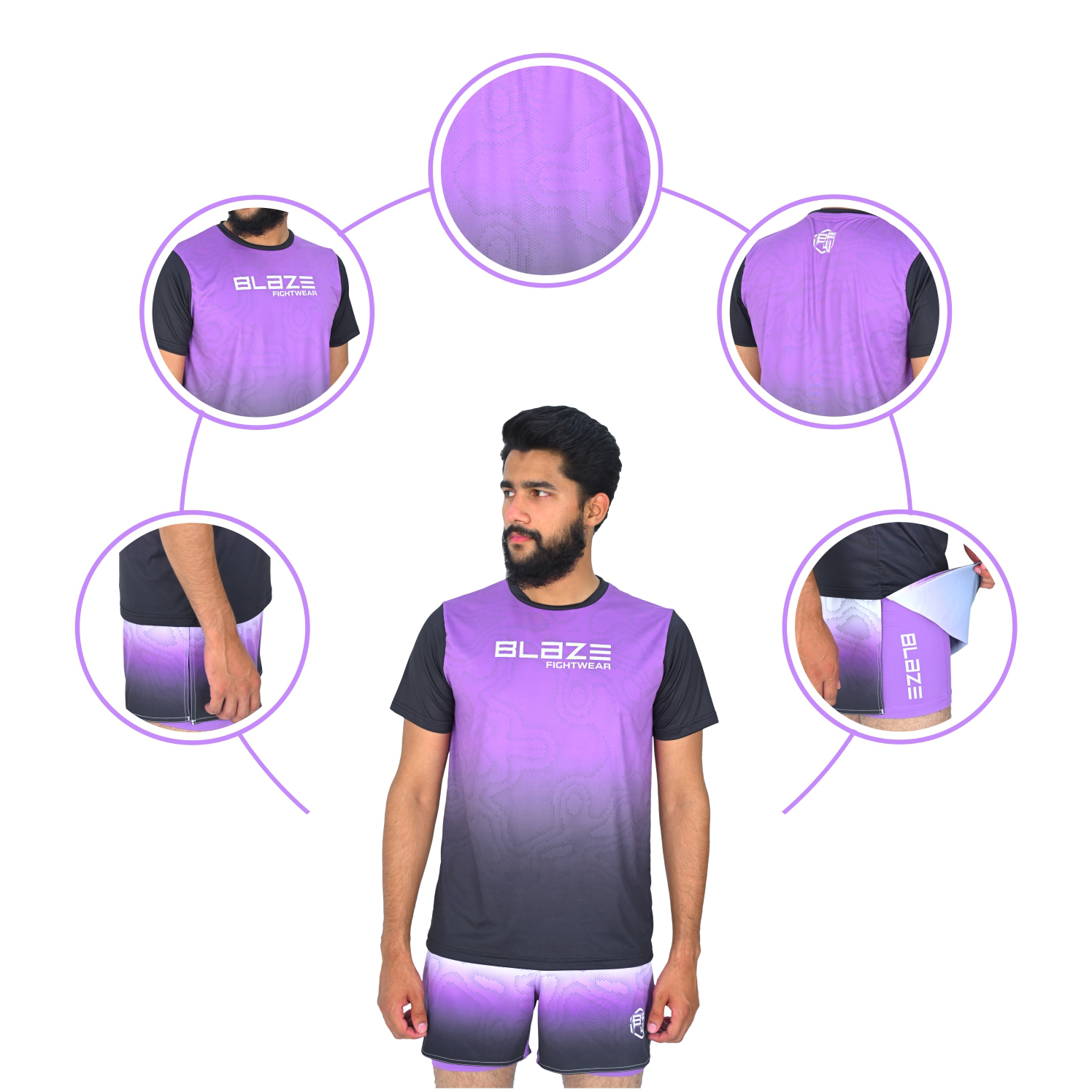 Custom MMA gear: Durable, ultra-light, four-way stretch grappling wear for peak training. - view 11