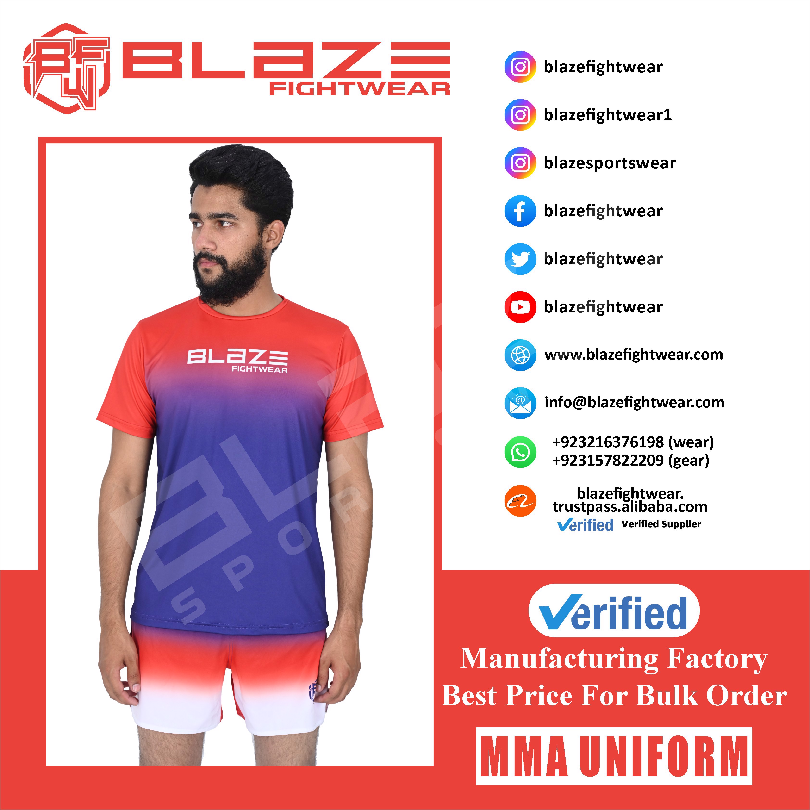 Personalized MMA outfits: Sturdy, light, four-way stretch training apparel for enhanced performance. - view 9