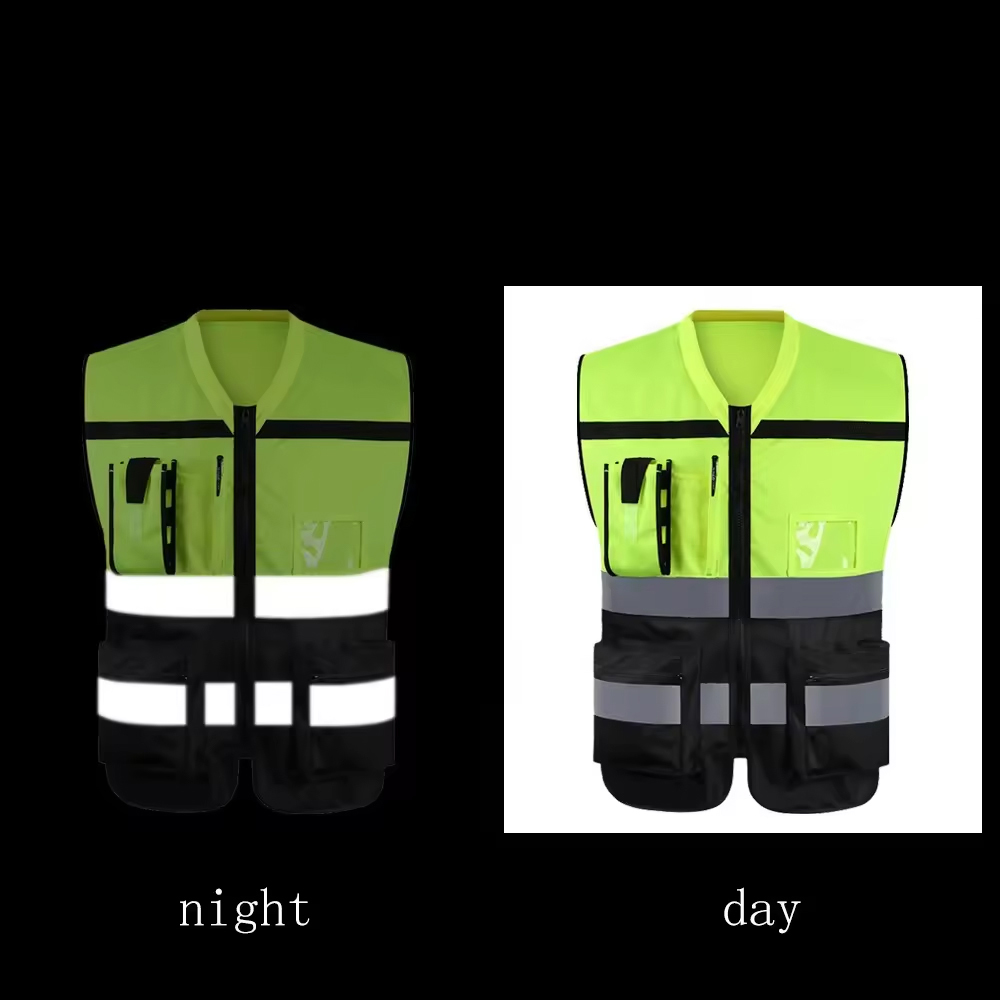 2024 New Factory Construction Guard High Visibility Work Safety Reflective Vest Wholesale Price - view 3