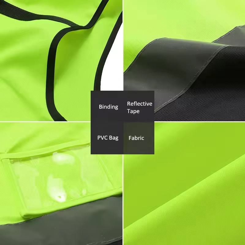 2024 New Factory Construction Guard High Visibility Work Safety Reflective Vest Wholesale Price - view 5
